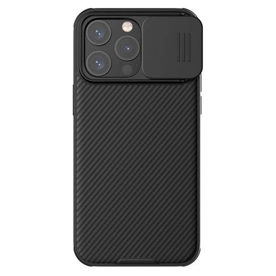 Husa Nillkin CamShield PRO Magnetică (MagSafe) pentru iPhone 15 Pro Max, Neagra Husa Nillkin CamShield PRO Magnetică (MagSafe) pentru iPhone 15 Pro Max, Neagra (Bakr, 57983116978) by www.silkase.ro