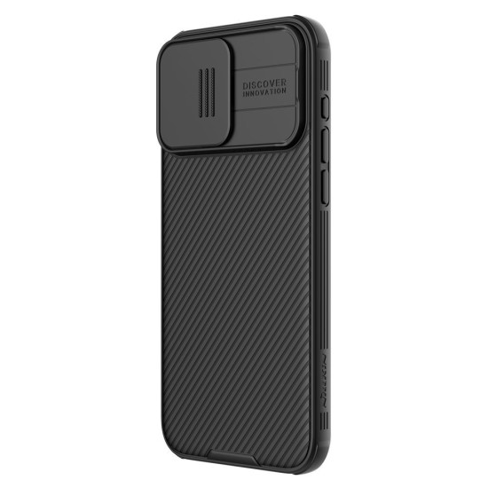 Husa Nillkin CamShield PRO Magnetică (MagSafe) pentru iPhone 15 Pro Max, Neagra Husa Nillkin CamShield PRO Magnetică (MagSafe) pentru iPhone 15 Pro Max, Neagra (Bakr, 57983116978) by www.silkase.ro