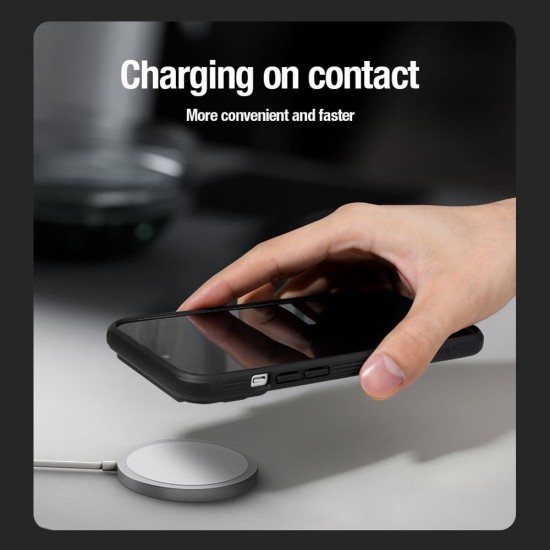 Husa Nillkin CamShield PRO Magnetică (MagSafe) pentru iPhone 15 Pro Max, Neagra Husa Nillkin CamShield PRO Magnetică (MagSafe) pentru iPhone 15 Pro Max, Neagra (Bakr, 57983116978) by www.silkase.ro