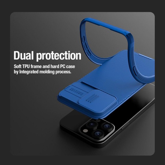 Husa Nillkin CamShield PRO Magnetică (MagSafe) pentru iPhone 15 Pro Max, Neagra Husa Nillkin CamShield PRO Magnetică (MagSafe) pentru iPhone 15 Pro Max, Neagra (Bakr, 57983116978) by www.silkase.ro