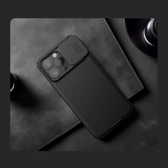 Husa Nillkin CamShield PRO Magnetică (MagSafe) pentru iPhone 15 Pro Max, Neagra Husa Nillkin CamShield PRO Magnetică (MagSafe) pentru iPhone 15 Pro Max, Neagra (Bakr, 57983116978) by www.silkase.ro