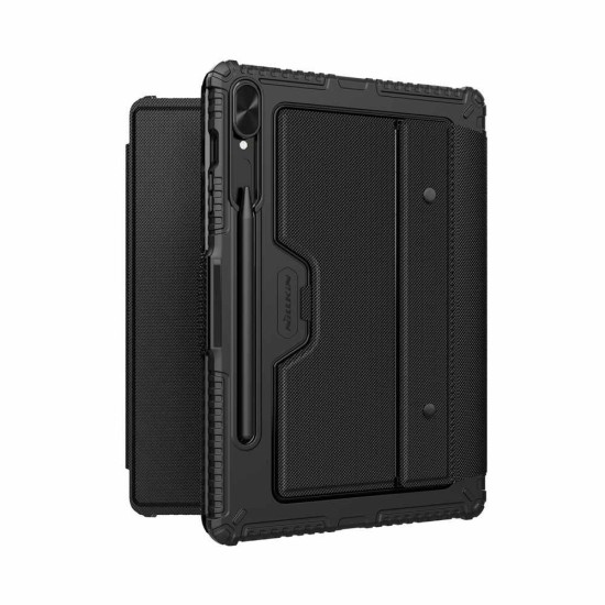 Husa cu Tastatură Nillkin Bumper Combo (Iluminată) pentru Samsung Tab S9+, Neagra (Bakr, 57983118662) by www.silkase.ro