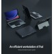 Husa cu Tastatură Nillkin Bumper Combo (Iluminată) pentru Samsung Tab S9+, Neagra (Bakr, 57983118662) by www.silkase.ro