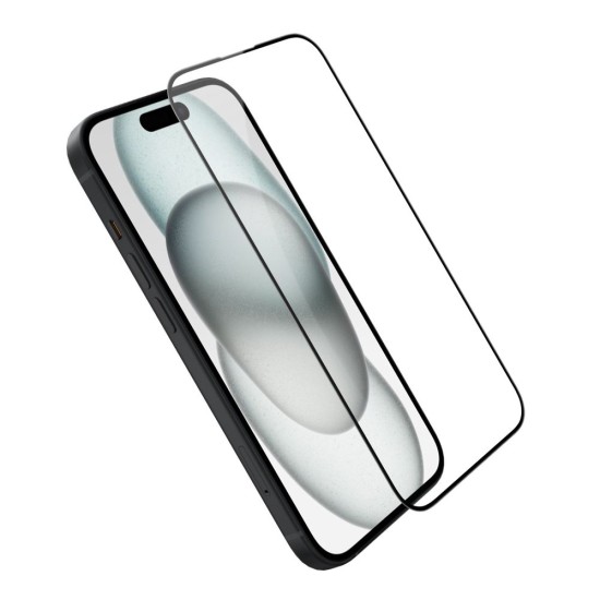 Folie de Protecție Nillkin Tempered Glass 2.5D CP+ PRO Black pentru Apple iPhone 15 Folie de Protecție Nillkin Tempered Glass 2.5D CP+ PRO Black pentru Apple iPhone 15 (Bakr, 57983117669) by www.silkase.ro