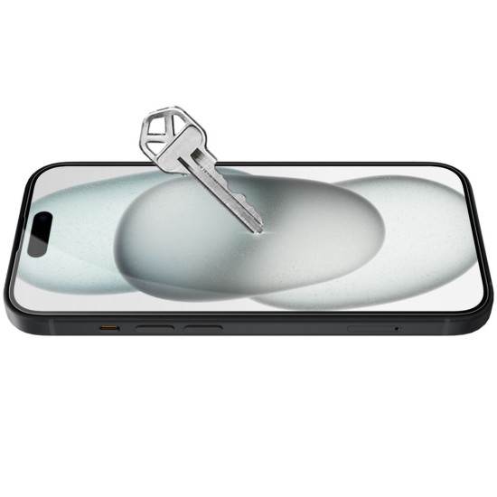 Folie de Protecție Nillkin Tempered Glass 2.5D CP+ PRO Black pentru Apple iPhone 15 Folie de Protecție Nillkin Tempered Glass 2.5D CP+ PRO Black pentru Apple iPhone 15 (Bakr, 57983117669) by www.silkase.ro