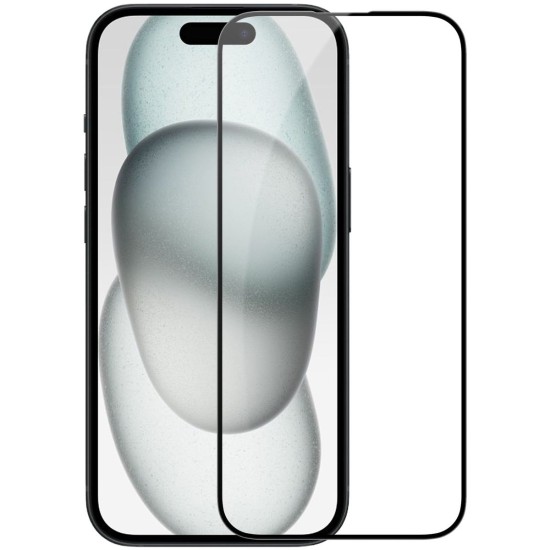 Folie de Protecție Nillkin Tempered Glass 2.5D CP+ PRO Black pentru Apple iPhone 15 Folie de Protecție Nillkin Tempered Glass 2.5D CP+ PRO Black pentru Apple iPhone 15 (Bakr, 57983117669) by www.silkase.ro