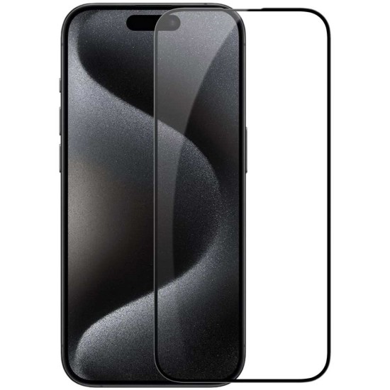 Folie de Sticlă Nillkin CP+ PRO (2.5D, Full Cover) pentru Apple iPhone 15 Pro, Neagra (Bakr, 57983117670) by www.silkase.ro