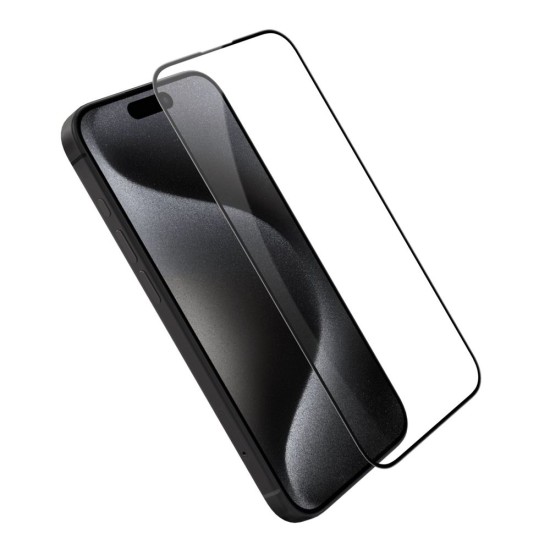 Folie de Sticlă Nillkin CP+ PRO (2.5D, Full Cover) pentru Apple iPhone 15 Pro, Neagra (Bakr, 57983117670) by www.silkase.ro