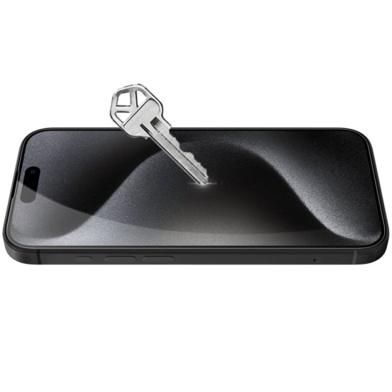 Folie de Sticlă Nillkin CP+ PRO (2.5D, Full Cover) pentru Apple iPhone 15 Pro, Neagra (Bakr, 57983117670) by www.silkase.ro