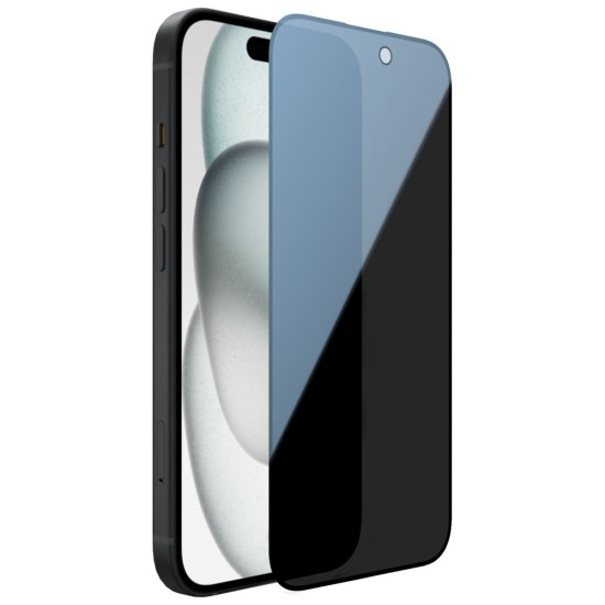 Folie de Sticlă Privacy Nillkin Guardian (0.33mm, 2.5D) pentru Apple iPhone 15, Neagra Folie de Sticlă Privacy Nillkin Guardian (0.33mm, 2.5D) pentru Apple iPhone 15, Neagra (Bakr, 57983118133) by www.silkase.ro