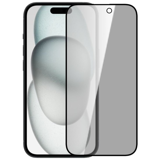 Folie de Sticlă Privacy Nillkin Guardian (0.33mm, 2.5D) pentru Apple iPhone 15, Neagra Folie de Sticlă Privacy Nillkin Guardian (0.33mm, 2.5D) pentru Apple iPhone 15, Neagra (Bakr, 57983118133) by www.silkase.ro