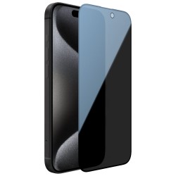 Folie de Sticlă Privacy Nillkin Guardian (0.33mm, 2.5D) pentru Apple iPhone 15 Pro, Neagra