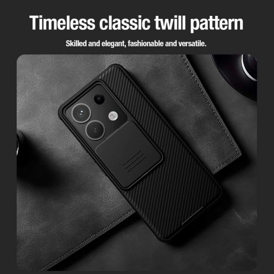 Husa Nillkin CamShield PRO pentru Xiaomi Redmi Note 13 Pro 5G / Poco X6 5G, Neagra Husa Nillkin CamShield PRO pentru Xiaomi Redmi Note 13 Pro 5G / Poco X6 5G, Neagra (Bakr, 57983119747) by www.silkase.ro