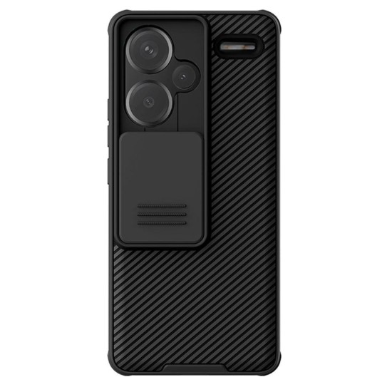Husa Nillkin CamShield PRO pentru Xiaomi Redmi Note 13 Pro+ 5G, Neagra (Bakr, 57983119748) by www.silkase.ro