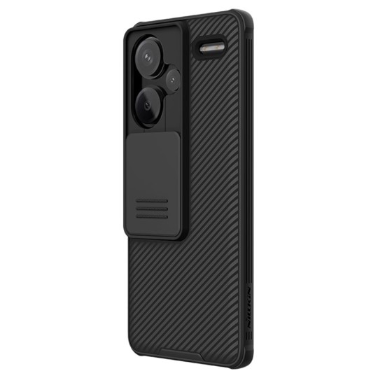 Husa Nillkin CamShield PRO pentru Xiaomi Redmi Note 13 Pro+ 5G, Neagra (Bakr, 57983119748) by www.silkase.ro