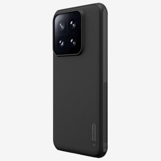 Husa Nillkin Super Frosted PRO pentru Xiaomi 14, Neagra (Bakr, 57983120410) by www.silkase.ro