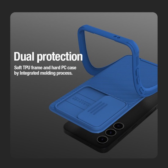 Husa Nillkin CamShield PRO pentru Samsung Galaxy S24, Neagra (Bakr, 57983118644) by www.silkase.ro