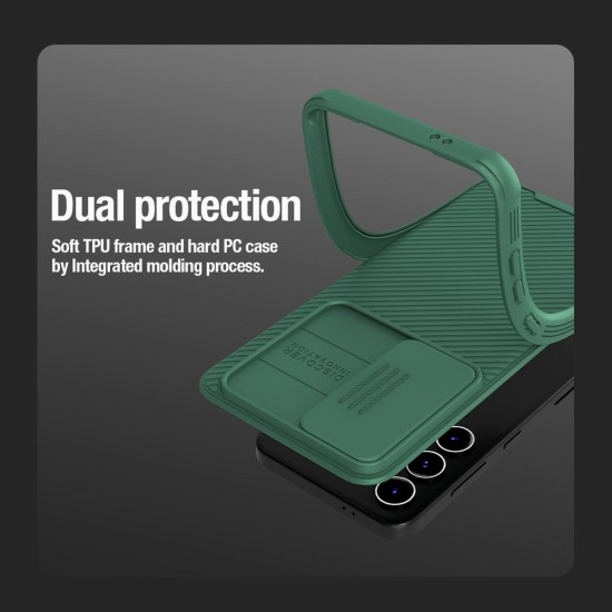 Husă Nillkin CamShield PRO Magnetic pentru Samsung Galaxy S24, Black (Bakr, 57983118648) by www.silkase.ro