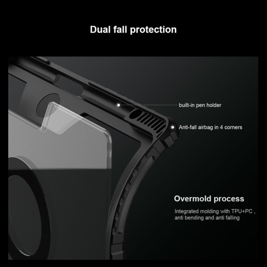 Husa cu Tastatura Iluminata Nillkin Bumper Link pentru iPad Pro 12.9 (2020-2022) si iPad Air 13 (2024-2025), Negru Husa cu Tastatura Iluminata Nillkin Bumper Link pentru iPad Pro 12.9 (2020-2022) si iPad Air 13 (2024-2025), Negru (Bakr, 57983121332) by www.silkase.ro