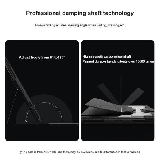 Husa cu Tastatura Iluminata Nillkin Bumper Link pentru iPad Pro 12.9 (2020-2022) si iPad Air 13 (2024-2025), Negru Husa cu Tastatura Iluminata Nillkin Bumper Link pentru iPad Pro 12.9 (2020-2022) si iPad Air 13 (2024-2025), Negru (Bakr, 57983121332) by www.silkase.ro