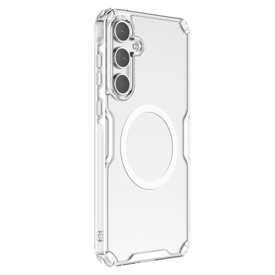 Husa Nillkin Nature TPU PRO Magnetică (MagSafe) pentru Samsung Galaxy A55 5G, Transparentă (Bakr, 57983119813) by www.silkase.ro