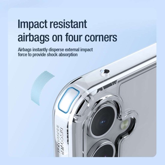 Husa Nillkin Nature TPU PRO Magnetică (MagSafe) pentru Samsung Galaxy A55 5G, Transparentă (Bakr, 57983119813) by www.silkase.ro