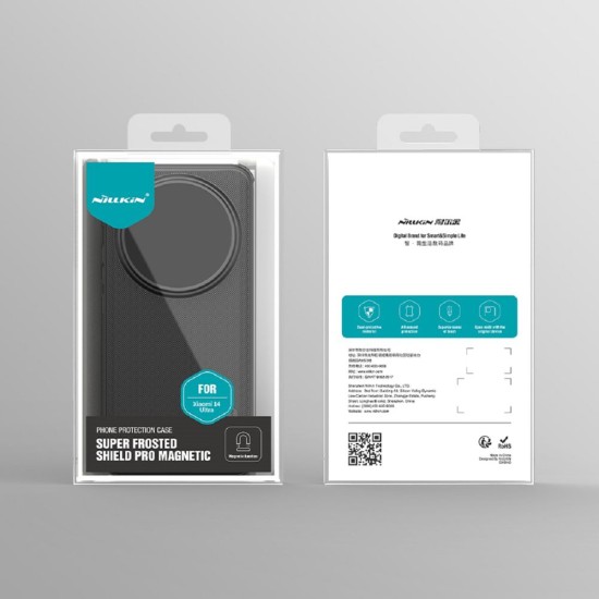 Husa Nillkin CamShield Prop (Stand Cameră) pentru Apple iPhone 17 Pro, Transparentă (Negru) (Bakr, 57983120532) by www.silkase.ro