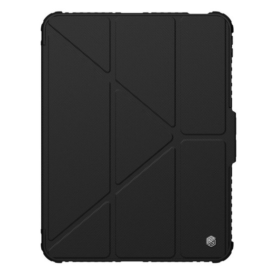 Husă Protecție Nillkin Bumper PRO cu Stand Multi-angle pentru iPad Pro 11 2024, Negru Husă Protecție Nillkin Bumper PRO cu Stand Multi-angle pentru iPad Pro 11 2024, Negru (Bakr, 57983121557) by www.silkase.ro