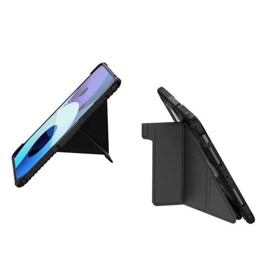 Husă Protecție Nillkin Bumper PRO cu Stand Multi-angle pentru iPad Pro 11 2024, Negru Husă Protecție Nillkin Bumper PRO cu Stand Multi-angle pentru iPad Pro 11 2024, Negru (Bakr, 57983121557) by www.silkase.ro