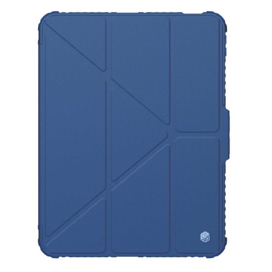 Husa Nillkin Bumper PRO Stand Multi-Angle pentru iPad Pro 11 (2024), Albastru (Sapphire) (Bakr, 57983126045) by www.silkase.ro
