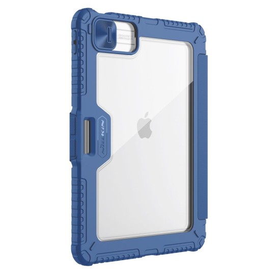 Husa Nillkin Bumper PRO Stand Multi-Angle pentru iPad Pro 11 (2024), Albastru (Sapphire) (Bakr, 57983126045) by www.silkase.ro