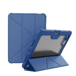Husa Nillkin Bumper PRO Stand Multi-Angle pentru iPad Pro 12.9 / Air 13 (2024), Albastru (Sapphire)