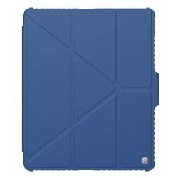 Husa Nillkin Bumper PRO Stand Multi-Angle pentru iPad Pro 12.9 / Air 13 (2024), Albastru (Sapphire)