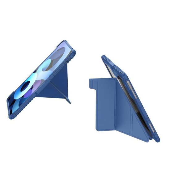 Husa Nillkin Bumper PRO Stand Multi-Angle pentru iPad Pro 12.9 / Air 13 (2024), Albastru (Sapphire) (Bakr, 57983126046) by www.silkase.ro
