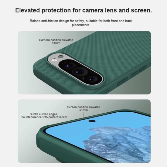 Husa Nillkin Super Frosted PRO Magnetică (MagSafe) pentru Google Pixel 9 Pro XL, Neagra (Bakr, 57983122967) by www.silkase.ro
