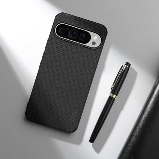 Husa Nillkin Super Frosted PRO Magnetică (MagSafe) pentru Google Pixel 9 Pro XL, Neagra (Bakr, 57983122967) by www.silkase.ro