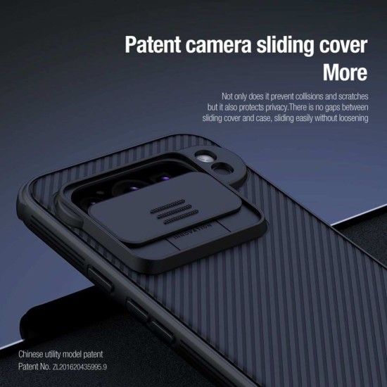 Husa Nillkin CamShield PRO pentru Google Pixel 9 Pro, Neagra Husa Nillkin CamShield PRO pentru Google Pixel 9 Pro, Neagra (Bakr, 57983121878) by www.silkase.ro