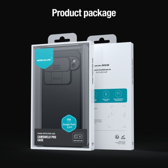 Husa Nillkin CamShield PRO pentru Google Pixel 9 Pro, Neagra Husa Nillkin CamShield PRO pentru Google Pixel 9 Pro, Neagra (Bakr, 57983121878) by www.silkase.ro