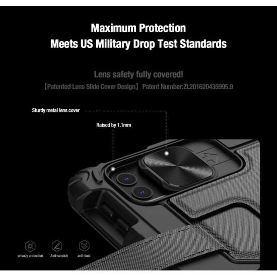 Husa cu Tastatură Nillkin Bumper GO (Iluminată) pentru iPad Pro 12.9 / Air 13 (2024), Neagra (Bakr, 57983121329) by www.silkase.ro