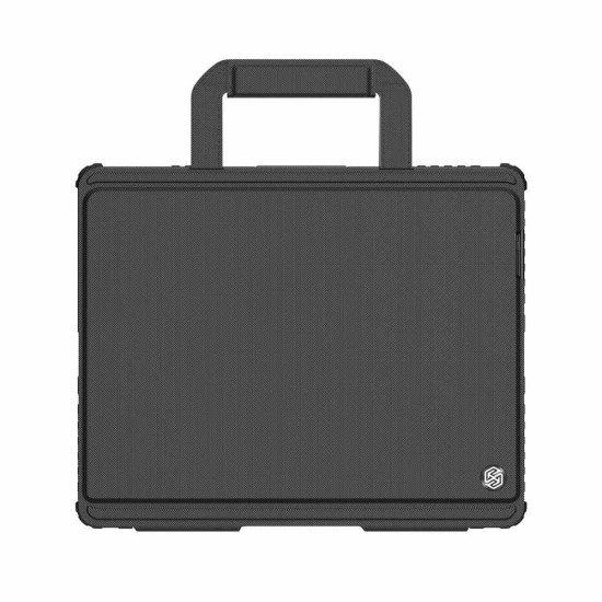 Husa cu Tastatură Nillkin Bumper GO (Iluminată) pentru iPad Pro 12.9 / Air 13 (2024), Neagra (Bakr, 57983121329) by www.silkase.ro