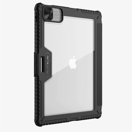 Husa Nillkin Bumper PRO Stand Multi-Angle pentru iPad Pro 13 (2024), Neagra (Bakr, 57983121558) by www.silkase.ro