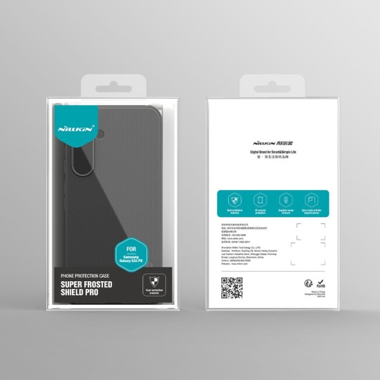 Husa Nillkin Super Frosted PRO pentru Samsung Galaxy S24 FE, Neagra Husa Nillkin Super Frosted PRO pentru Samsung Galaxy S24 FE, Neagra (Bakr, 57983122975) by www.silkase.ro