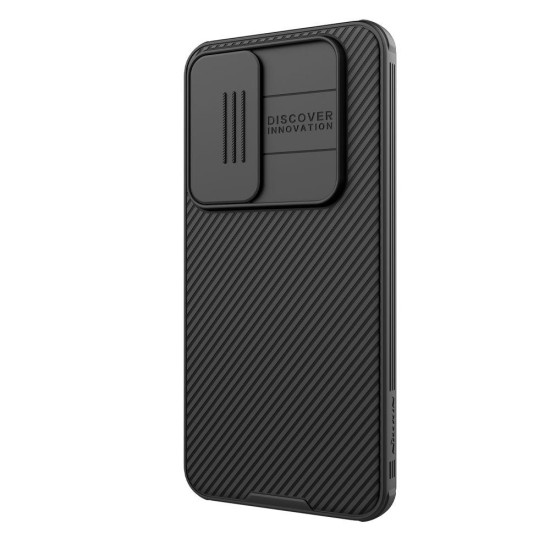 Husă rigidă Nillkin CamShield PRO pentru Samsung Galaxy S24 FE Negru (Bakr, 57983122978) by www.silkase.ro