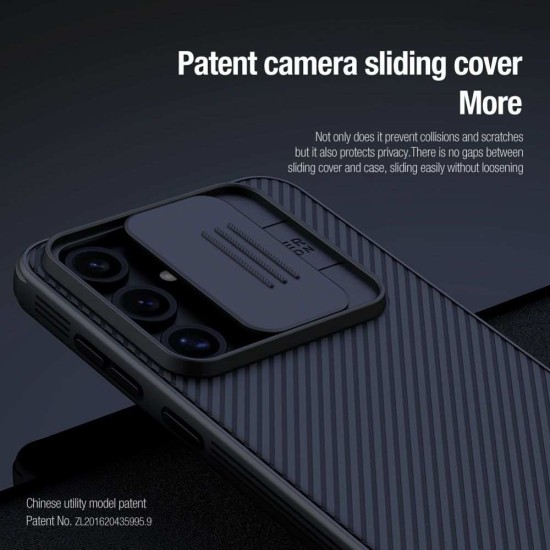 Husă rigidă Nillkin CamShield PRO pentru Samsung Galaxy S24 FE Negru (Bakr, 57983122978) by www.silkase.ro