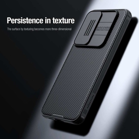 Husă rigidă Nillkin CamShield PRO pentru Samsung Galaxy S24 FE Negru (Bakr, 57983122978) by www.silkase.ro