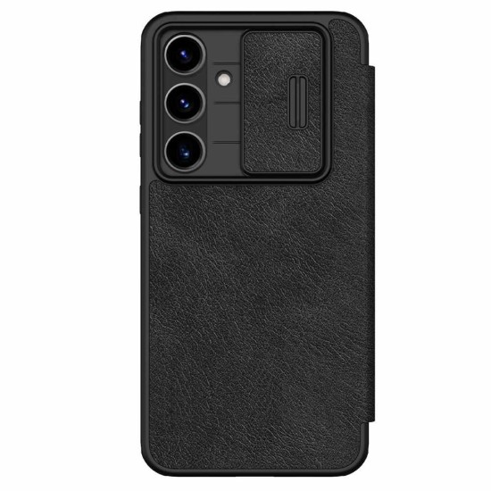 Husa Nillkin Qin Book PRO (Piele) pentru Samsung Galaxy S24 FE, Neagra Husa Nillkin Qin Book PRO (Piele) pentru Samsung Galaxy S24 FE, Neagra (Bakr, 57983123473) by www.silkase.ro