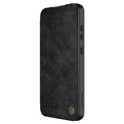 Husa Nillkin Qin Book PRO (Piele) pentru Samsung Galaxy S24 FE, Neagra Husa Nillkin Qin Book PRO (Piele) pentru Samsung Galaxy S24 FE, Neagra