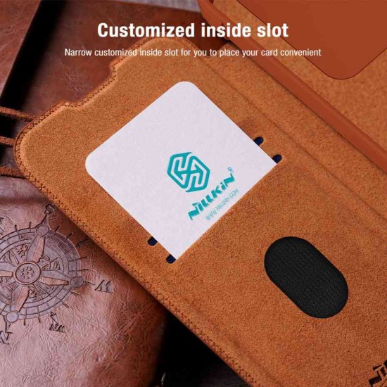 Husa Nillkin Qin Book PRO (Piele) pentru Samsung Galaxy S24 FE, Neagra Husa Nillkin Qin Book PRO (Piele) pentru Samsung Galaxy S24 FE, Neagra (Bakr, 57983123473) by www.silkase.ro