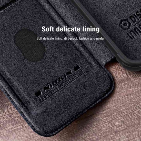 Husa Nillkin Qin Book PRO (Piele) pentru Samsung Galaxy S24 FE, Neagra Husa Nillkin Qin Book PRO (Piele) pentru Samsung Galaxy S24 FE, Neagra (Bakr, 57983123473) by www.silkase.ro