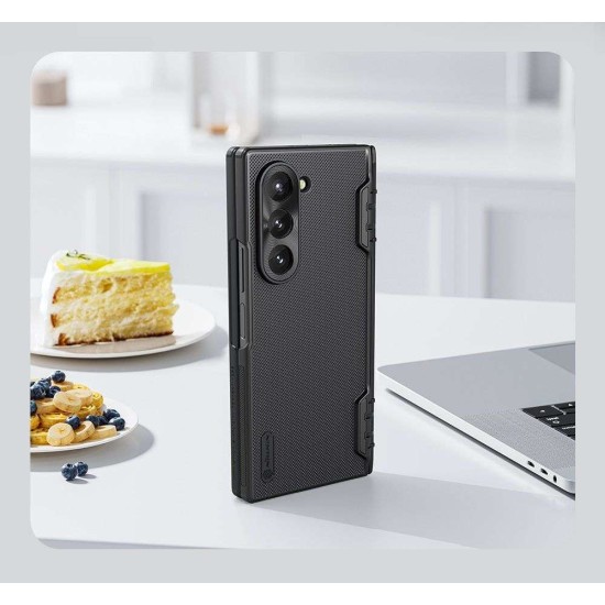 Husa Nillkin Super Frosted FOLD pentru Samsung Galaxy Z Fold 6, Neagra (Bakr, 57983121795) by www.silkase.ro